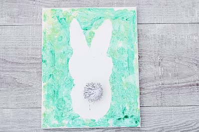 Dot marker bunny outline